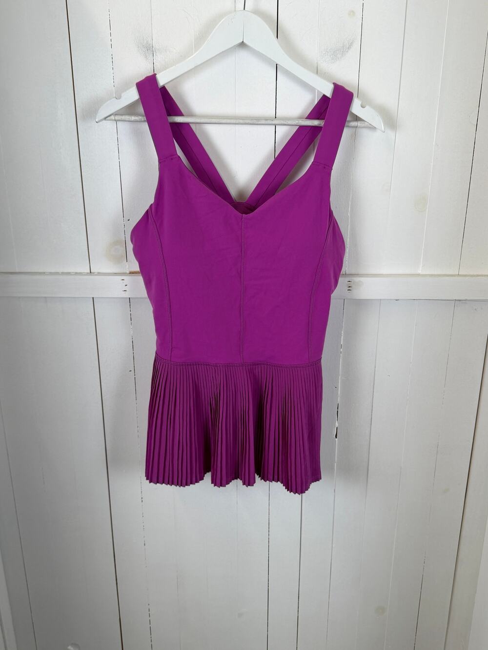 Lululemon Purple Nylon Tank Top Size 12 Excellent Condition